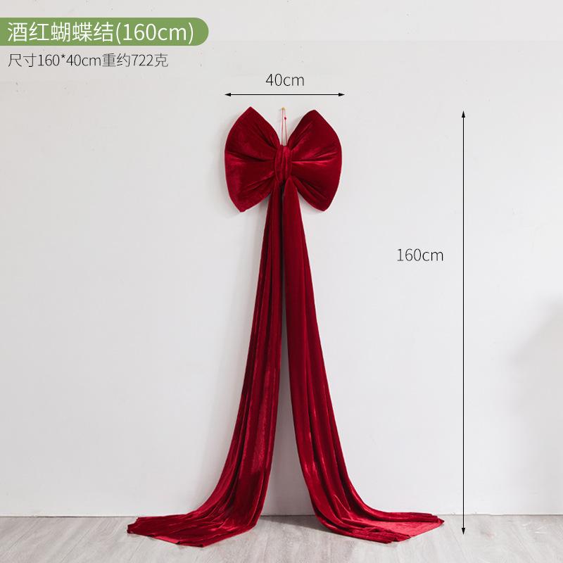 Large Red Bow Tree Topper, Christmas Bow for Tree, Hotel and Mall Decoration