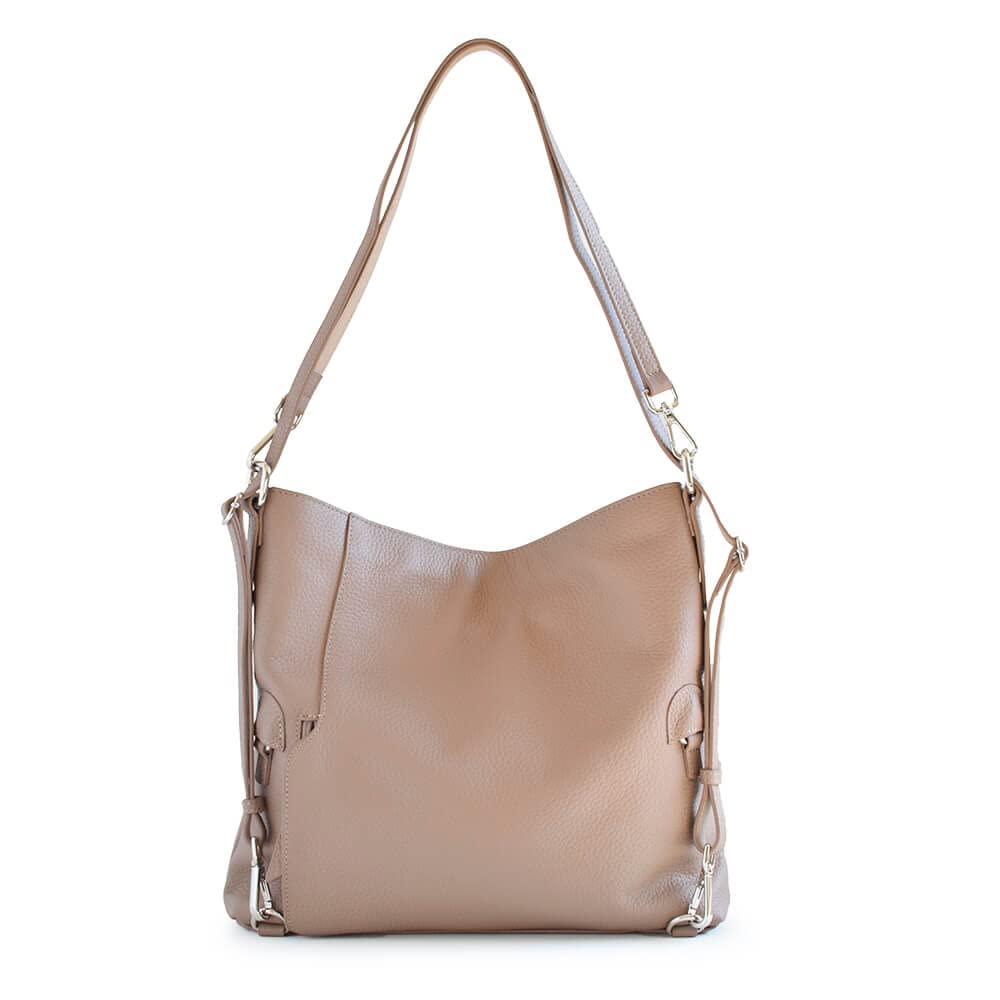 Barcos Schrumpfleder 3-Wege-Tasche, Damen, Einheitsgröße, Bordeaux