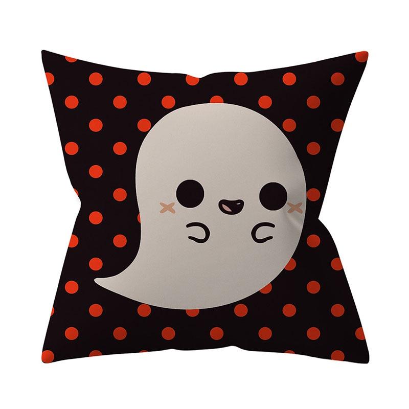 Super Soft Halloween Pumpkin Throw Pillow Case For Cozy Sofa And Festive Home Decor