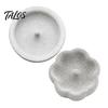 Stable Bird Cage Accessory Pumice Stone Bowl, Spill Proof Parrot Water Calcium Rich, Feeding Bowl Food Dish, Feeder for Cockatiel Conure Parakeet Claw