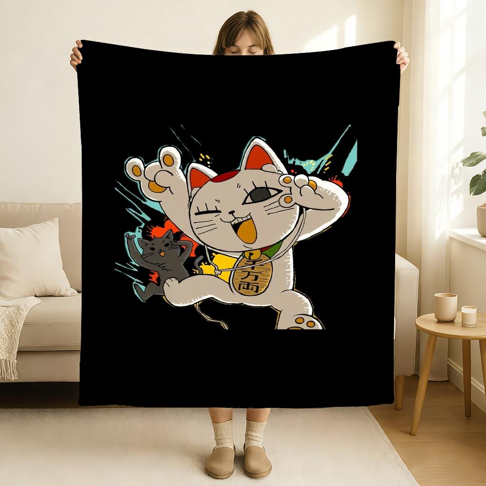 Cartoon Cute T Turbo G Granny Blanket Soft and Skin Friendly For Couch Bed Napping Bedspread All Seasons Comforter