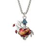 Game Genshin Impact Tartaglia Yasha Xiao Mask Pendant Necklace Fashion Witch's Heart Chain Necklace Halloween Cosplay Gifts
