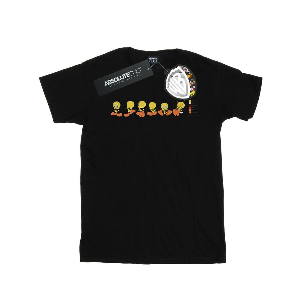 Looney Tunes Mens Tweety Pie Colour Code T-Shirt