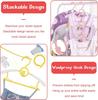 Baby Coats Rack Non-slip Baby Clothes Hanger Adjustable Storage Hangers Cute Kids Clothes Organizer Closet Children