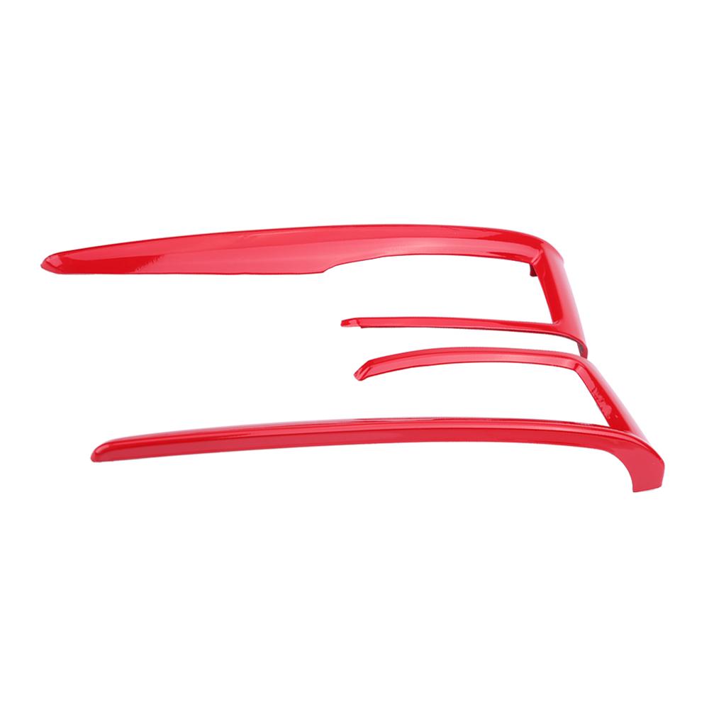 

Центральная панель управления автомобиля, крышка переключения передач, накладка для Honda Civic 10th 2016 2017 2018, красный хром/углерод красный