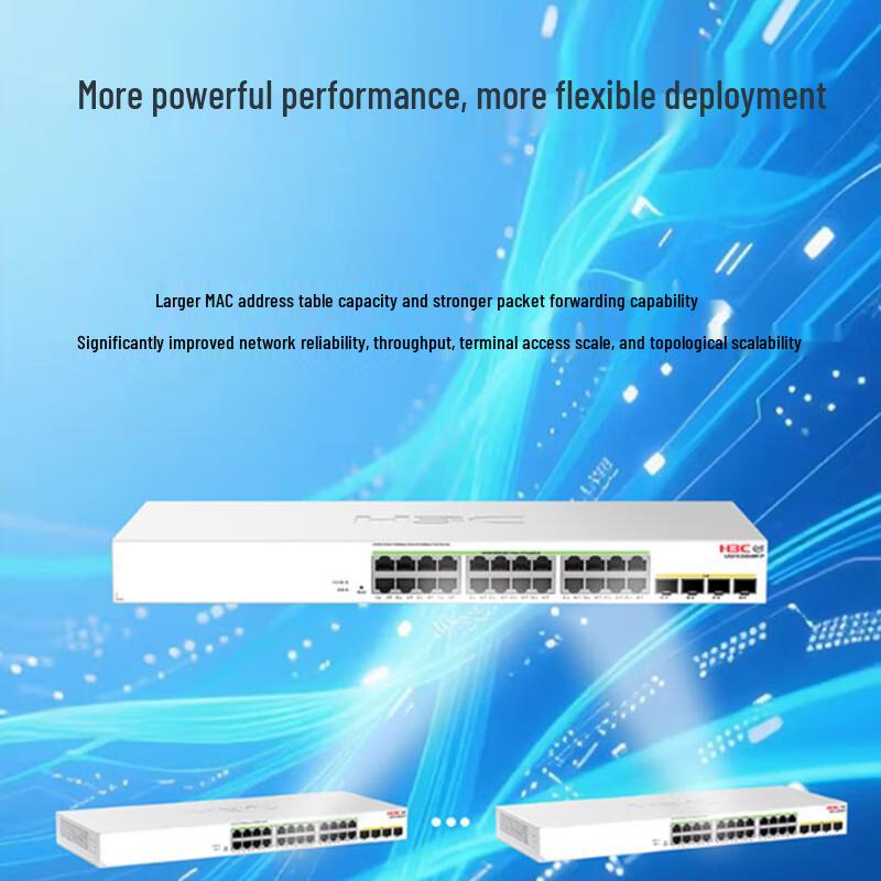 H3C US210-24G4MF-P Layer 2 Web Managed POE Switch
