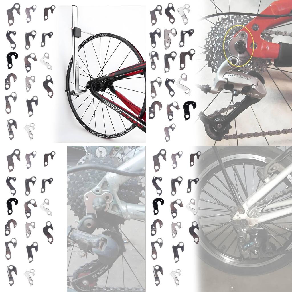 Premium Aluminum Alloy Mountain Road Bike Rear Hook Durable Tail Hook For Shifting