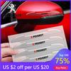 2026 Hot Car Sticker 4pc Transparent Car Door Edge Guard Anti-Collision Strips Rubber Protect Stickers For Peugeot 207 3008 206 