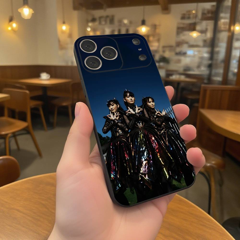 

B- BABYMETAL R-Rock Band Phone Case For iPhone 17,16,15,14,13,12,11,Pro,XS,Max,XR,Plus,E,SE4,Mini Black Soft Cover iPhone17promax