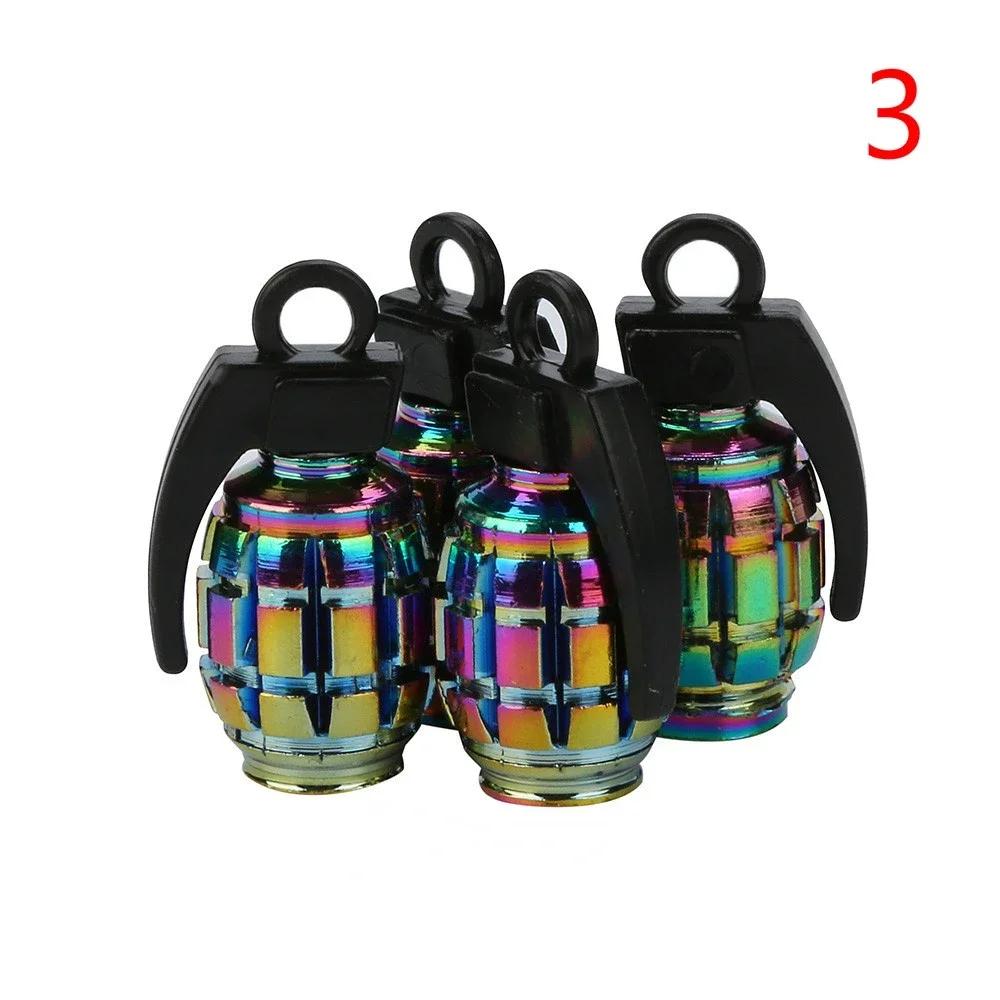 1PCS Neon Lights Color Aluminum Car Tire Valve Caps General Cars Truck Air Port Cover High Quality Tire Rim Valve Wheel Stem Cap