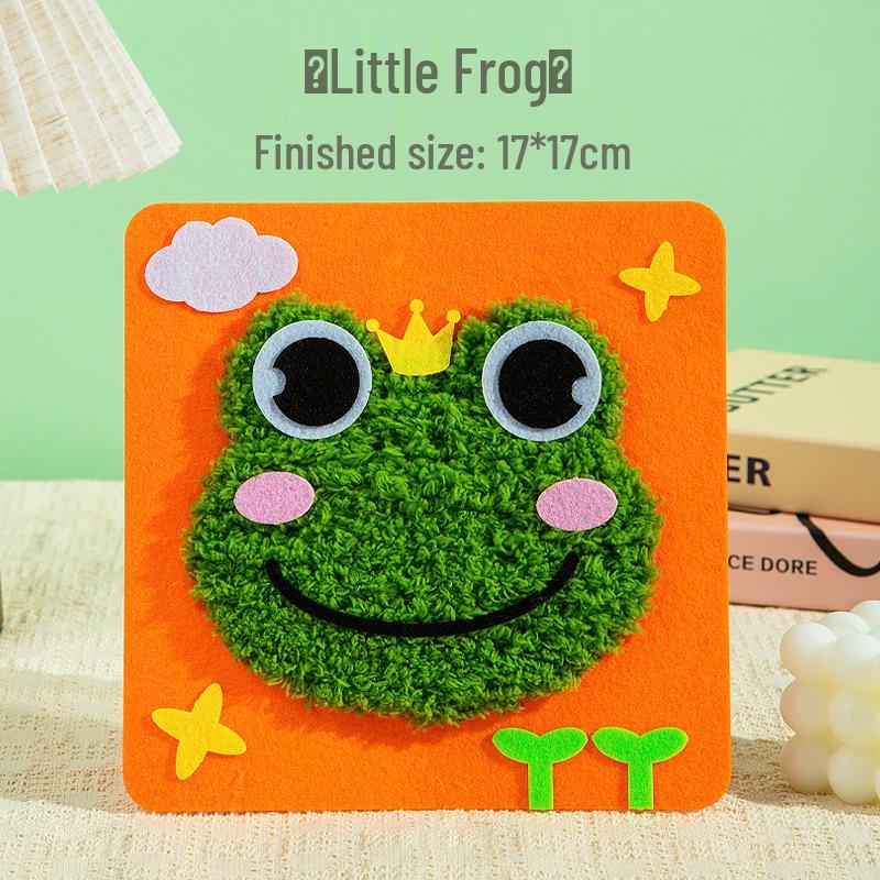 DIY Children's Sew-and-Stitch Christmas Tree Threading Kit