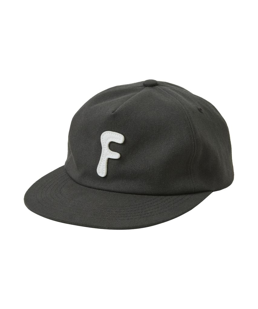 FERNOV F Applique 5-Panel Cap Charcoal