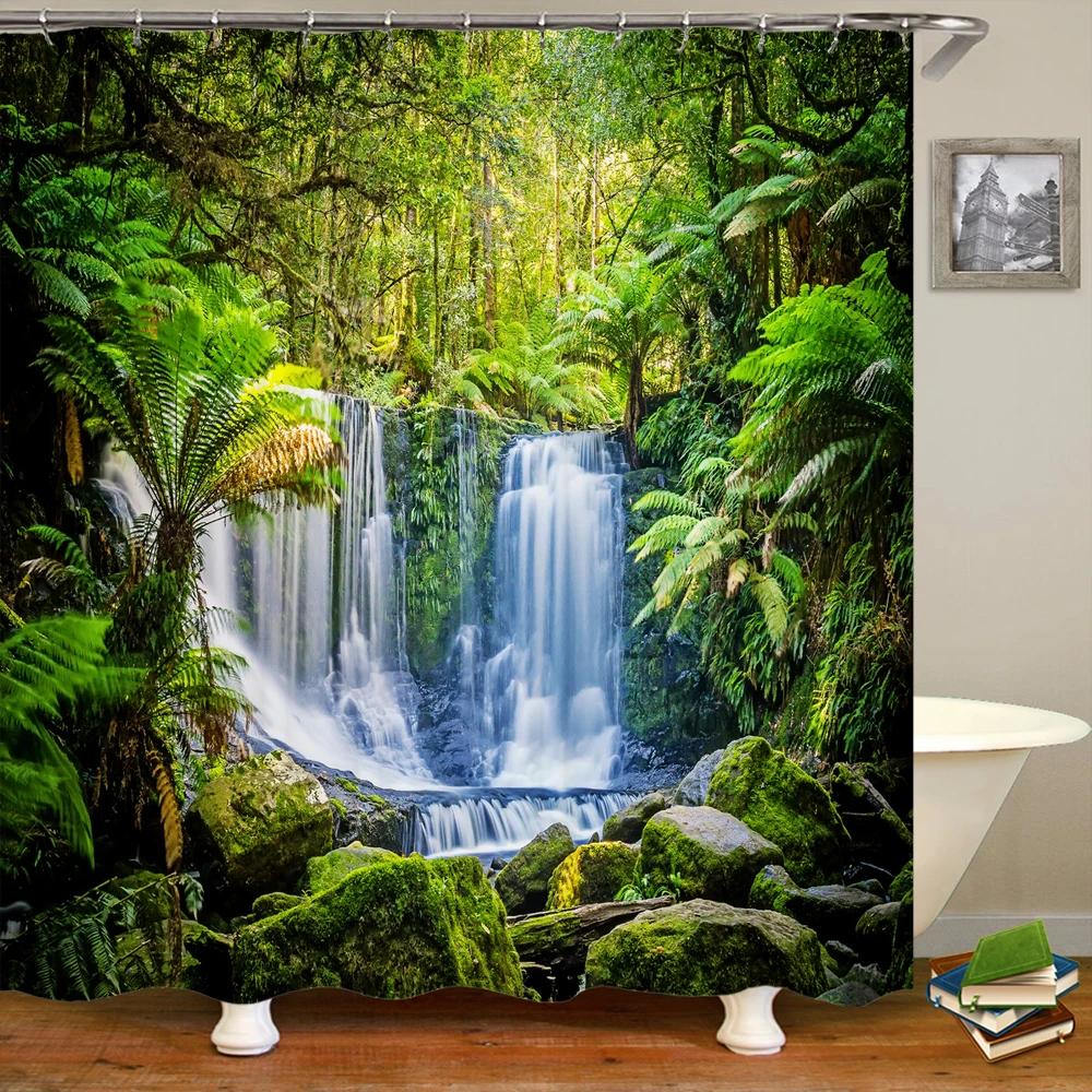 

Boho Ethnic Embroidery-Style Geometric Shower Curtain With Hooks No-Drilling Installation Reinforced Eyelets & Easy To Clean W60H190(CM)-1 Pcs