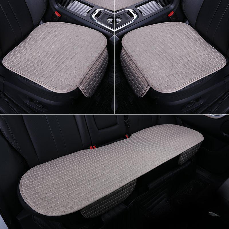 Universal Four Seasons Breathable Linen Car Seat Cushion for Dongfeng Honda Civic