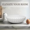 Large Decorative Bowl,Modern Handicraft Bowls Decorative Fruit Bowl for Kitchen Counter,Stylish Key Bowl for Entry Table