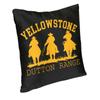 Luksusowa poszewka na poduszkę Yellowstone 45x45cm poliester Dutton Ranch rzuć poszewka na poduszkę Sofa krzesło kwadratowa poszewka na poduszkę Home dekoracyjne