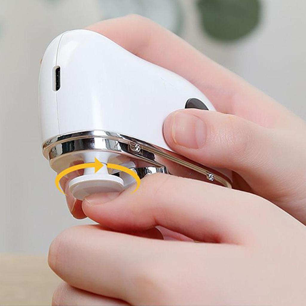 Electric Nail Clipper Automatic Fingernail Clipper Fingernail Trimmer Toenail Trimming Device Nail Trimmer with LED Light