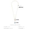 Europe, America, fashion turquoise circle necklace women wish simple handmade alloy necklace