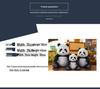 Realistic Panda Plush Toy - Huahua Fluffy Doll for Children's Gift, Valentine's or Birthday Surprise