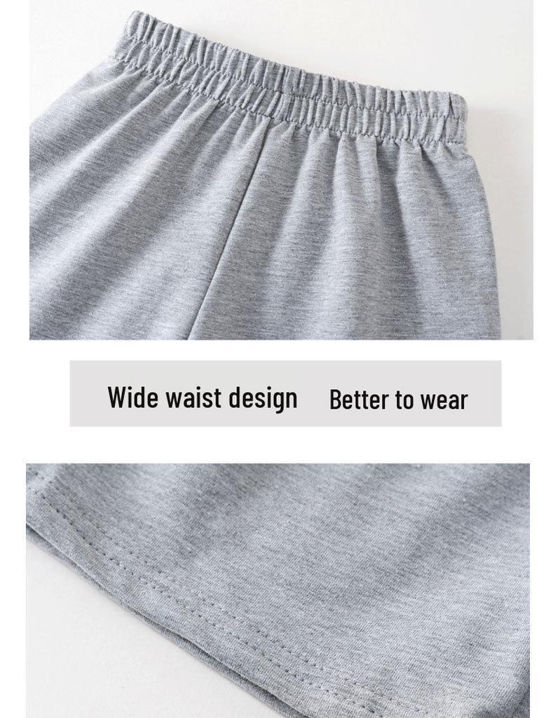 2026 Kids' Pure Cotton Mid-length Casual Shorts for Girls and Boys