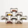 1/2/4Pcs Plastic Model Car Box Transparent 1:64 Diecast Car Toys Case Waterproof Dustproof Car Display Box For  Wheels Minigt