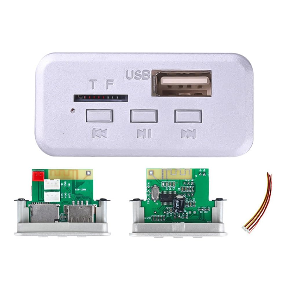 Inscriptions Bluetooth 5.0 MP3 WMA APE Decode Board Car Audio USB TF FM Radio