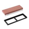 [MK] Whetstone 1000/6000 Grit Double-Sided, Knife Sharpening Stone with Non-Slip Rubber Base, MK-173 (Brown/White)