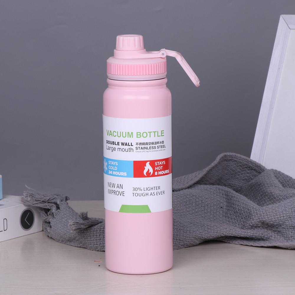 600ML/800ML Stainless Steel Thermal Cup Outdoor Leak-proof Thermos Water Bottle Portable Tumbler Vacuum Flasks with Tea Filter 600ml