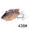 FTK 1 Piece 7.5CM-13G 2 Sections Multi-section Small Fishing Bait Swimming Bait Barracuda Bait