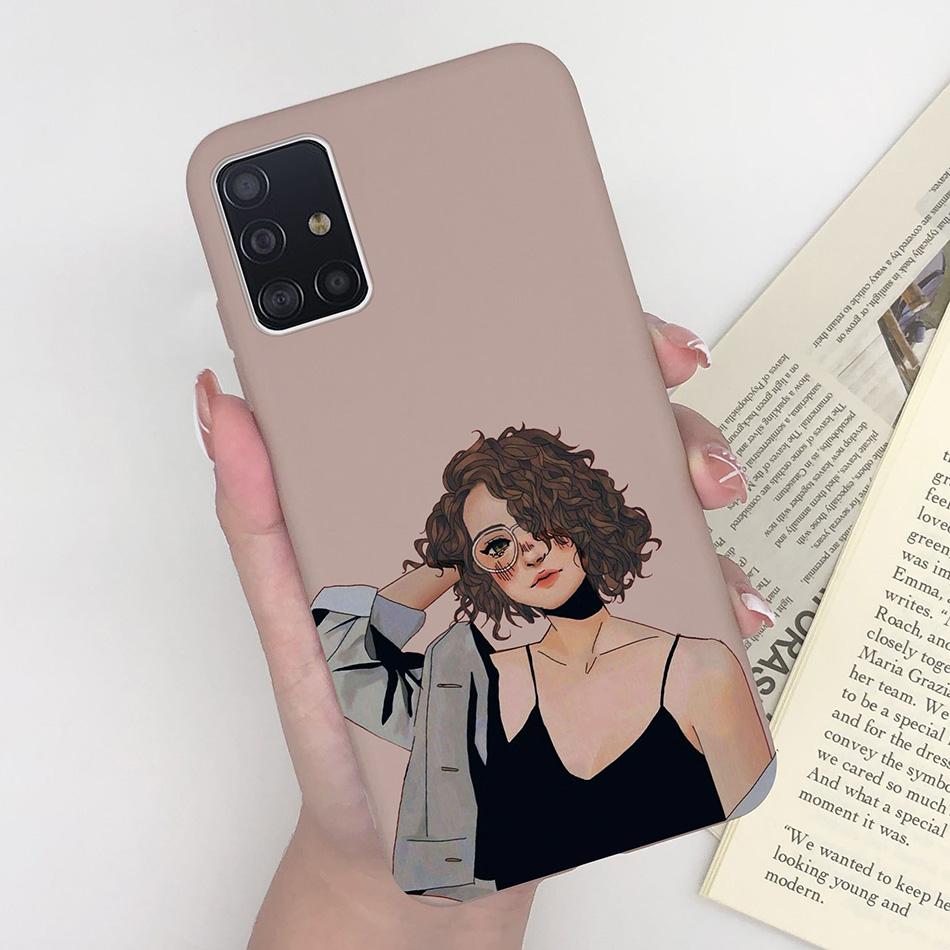For Samsung Galaxy A51 Case Cover Soft Silicone TPU Bumper Phone Case for Samsung A31 A71 A515 A515F A 71 51 31 Coque Funda Capa