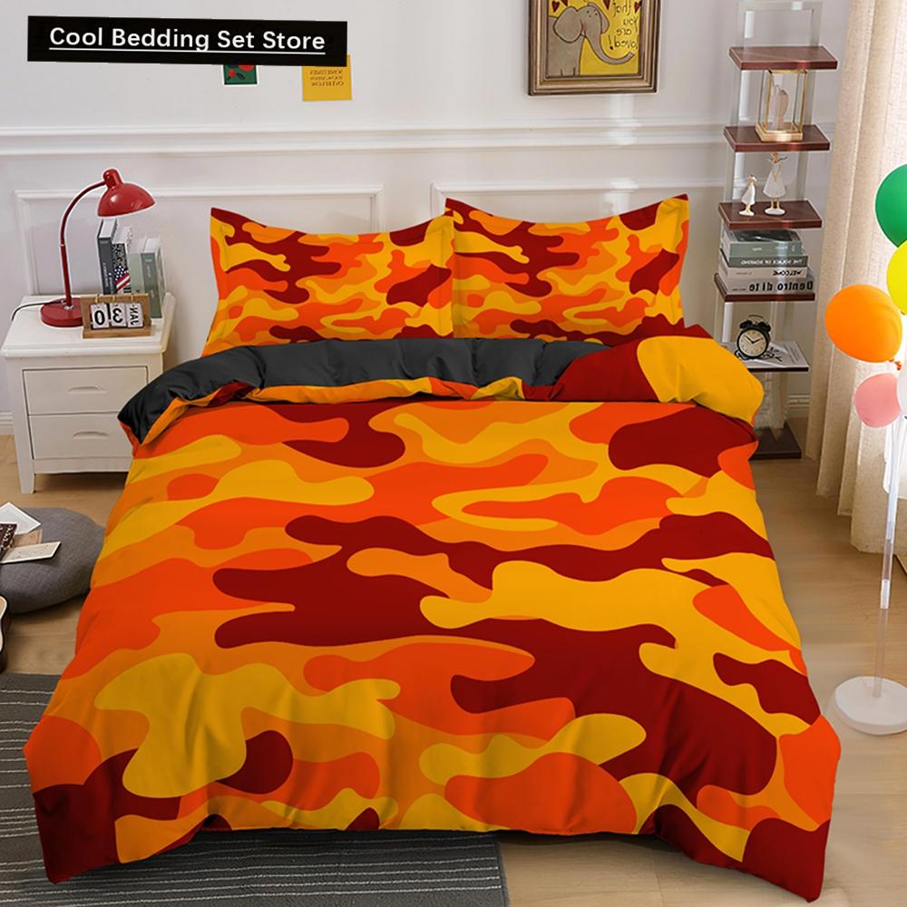 Lover Couple Bed Duvet Cover Set Valentine's Day Gift Heart Shape Bedding Set King Queen Double 2/3pcs Polyester Comforter Cover