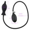 Inflator Silicone Inflatable Anal Plug Extra Large Inflatable Butt Plug Pump Up Anal Toys for Women Man Sex