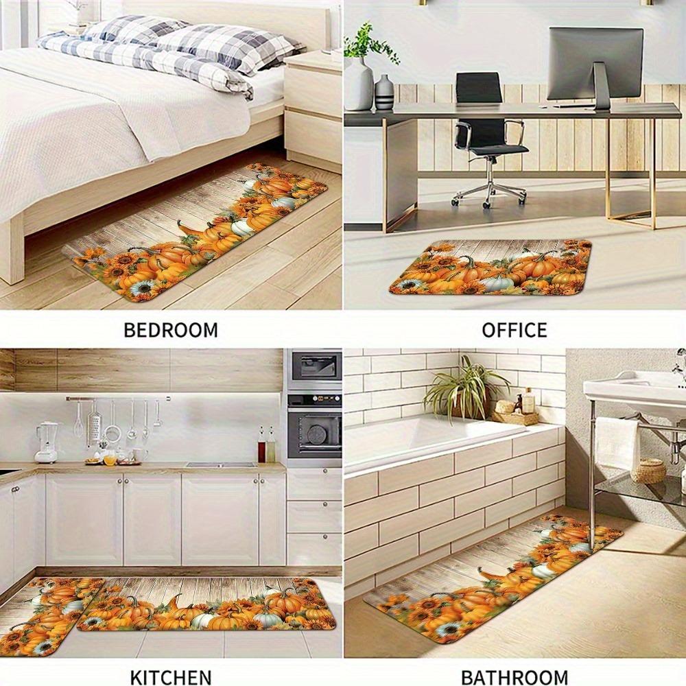 1PC 3D Pattern Kitchen Rug Non-Slip Door Mat Pop design Bathroom Rug Bath Mat Carpet for Home Sink Laundry Decor