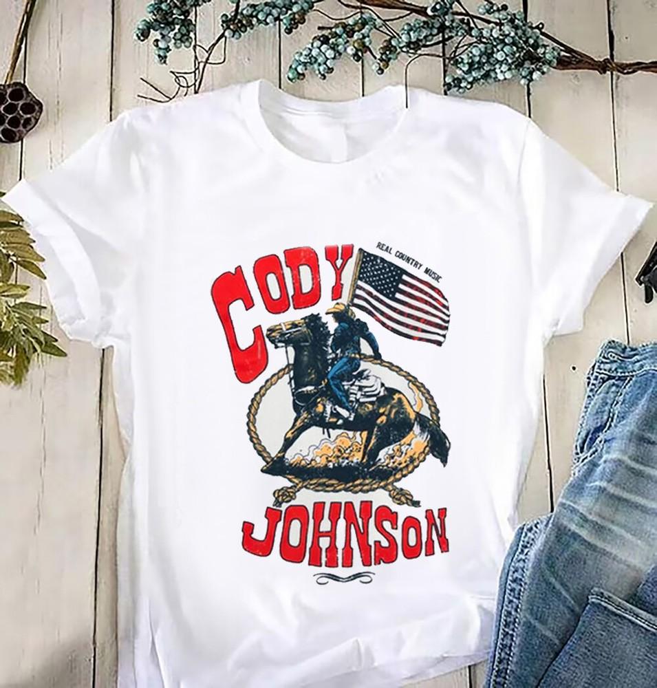 Cody Johnson Real Country Music T-Shirt, Cody Johnson Shirt Gift For Fans Unisex T-Shirt XXXXL