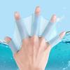1 Pair Silicone Swimming Hand Fins Kids Adults Beginner Professional Aquatic Swim Training Fins Webbed Flippers Palms Swim Gear