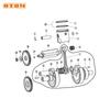 DT230 MT250 TSE250 Motorcycle Crankshaft Assembly Connecting Rod With Bearing For YAMAHA LONCIN GPX HENGJIAN HJ250H KEWS KAYO GR