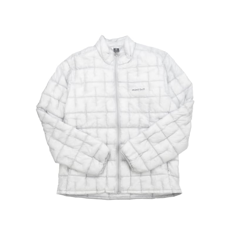 

[Montbell] plasma 1000 down jacket men s 1000 fill power trekking Winter clothes 1101493 (Light gray (LTSV)/XL)