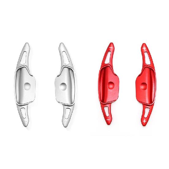 Decoration Steering Wheel Shift Paddles For Kia Sorento MQ4 -2025 Steering Wheel Shift Paddle Extender Silver Red Styling