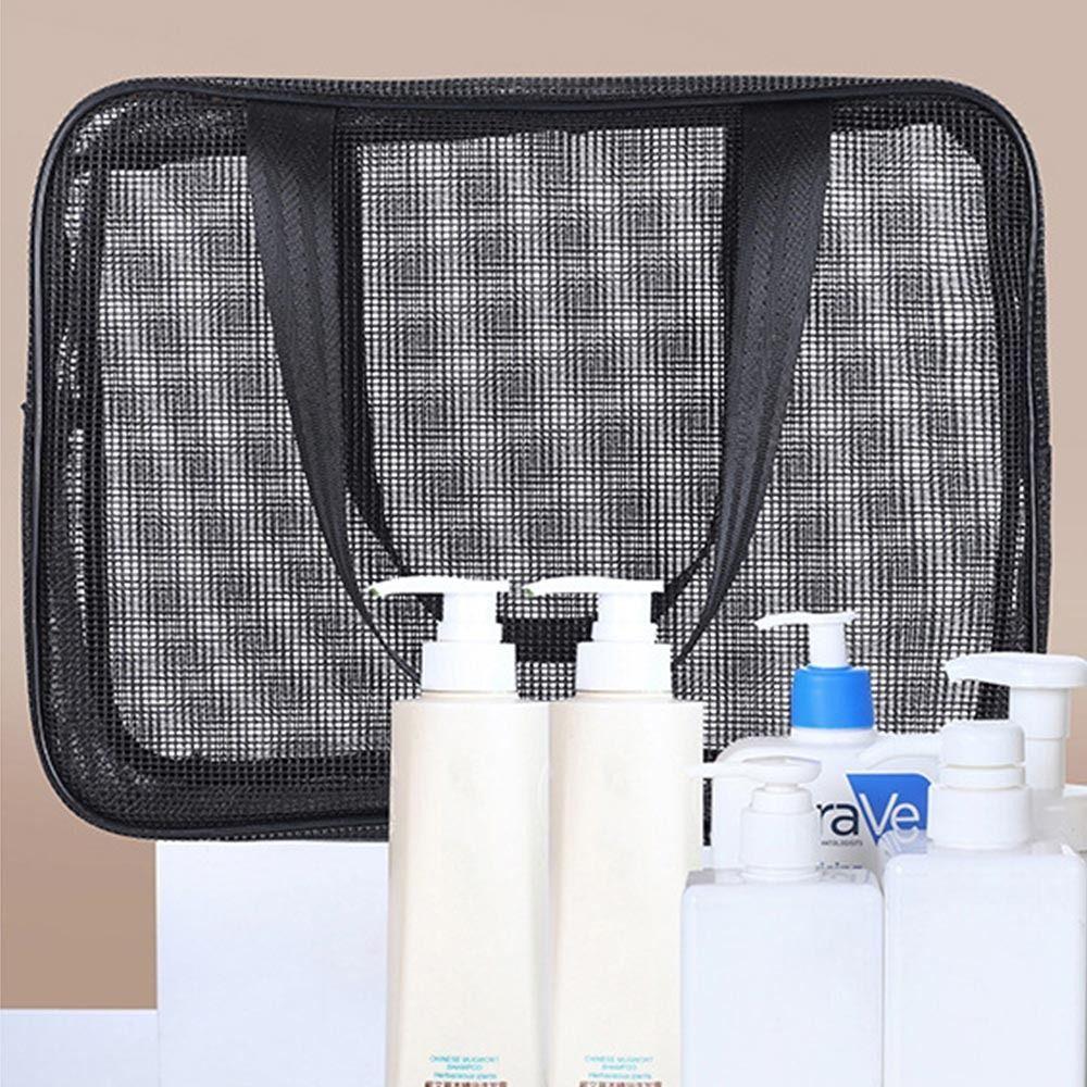 Quick Dry Easily Carry Bathroom Carry Tote Tote Bag Storage Bag Mesh Shower Quick Dry Shower Mesh Shower Bag Big Pockets