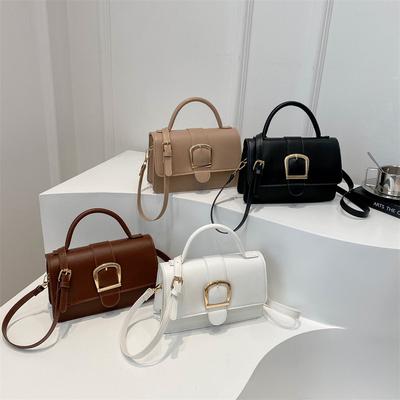 Modna, swobodna i piękna koreańska wersja tekstury retro modna prosta torba na jedno ramię crossbody mała kwadratowa