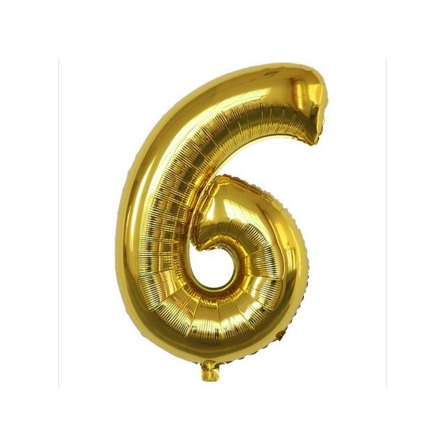 Realmax Folienballon Nummer 6