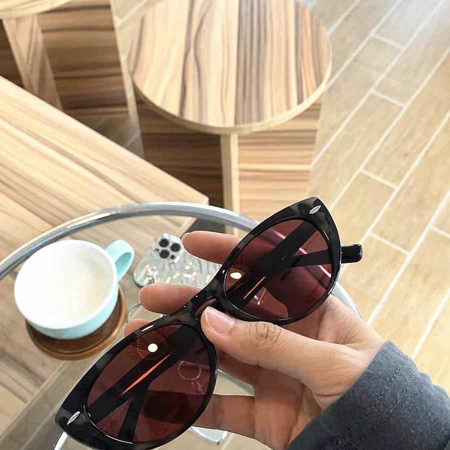 Retro Cat-Eye Leopard Print Sunglasses - High-End Polarized for Driving