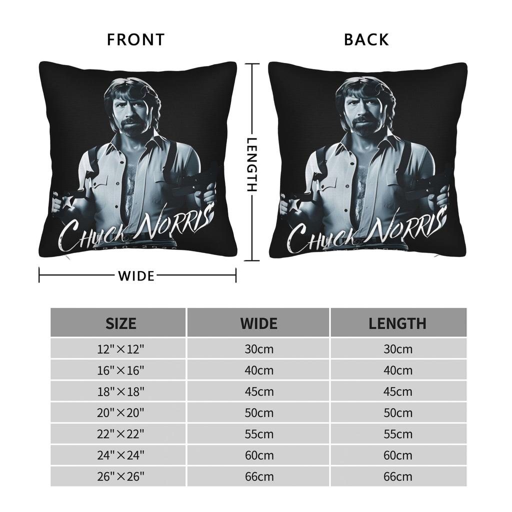 Pillow Case Chuck Norris Poster Print Pillow Cover For Office Car Home Decor Fashion Pillowcases