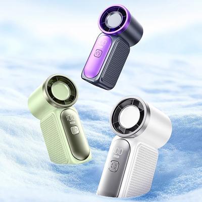 Handheld Fan Portable Mini Fan with Long-Lasting Battery USB Rechargeable Personal Fan for Outdoor Travel Commuting Office Cooling Powerful Airflow