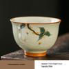 Shangqi Ge Kiln Hand-painted Ceramic Tea Cup