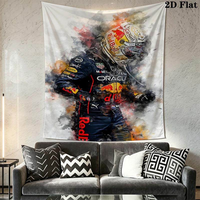 VER Race Maestro Wall Tapestry Aesthetic Wall Hanging Printed Fabric Blanket Decorative Tapestries for Bedroom Living Room Home Decor