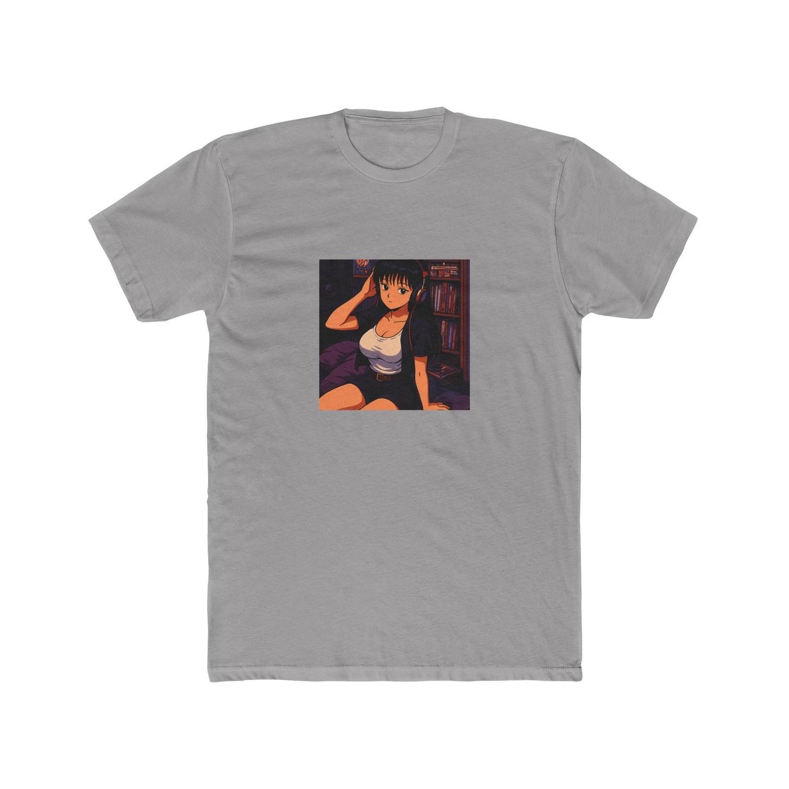 90s Retro Waifu Lofi Chill Anime T-Shirt M