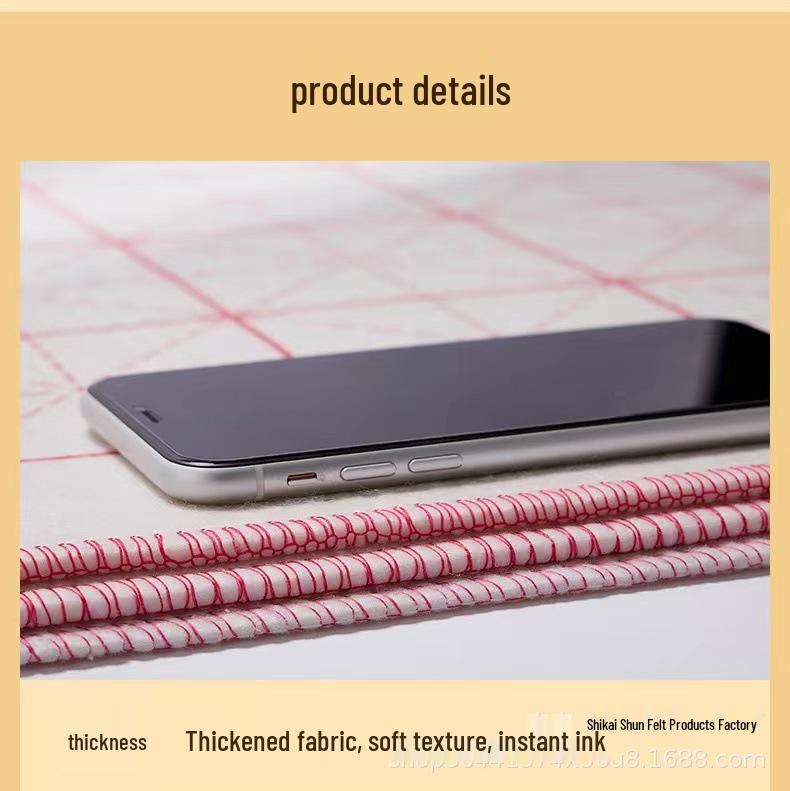 Cross-Shaped Thickened Felt Pad for Chinese Calligraphy Painting Practice
