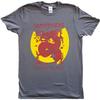 Men's Wu Tang Clan Inferno Slim Fit T-shirt X-Large Charcoal