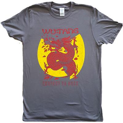 Men's Wu Tang Clan Inferno Slim Fit T-shirt X-Large Charcoal